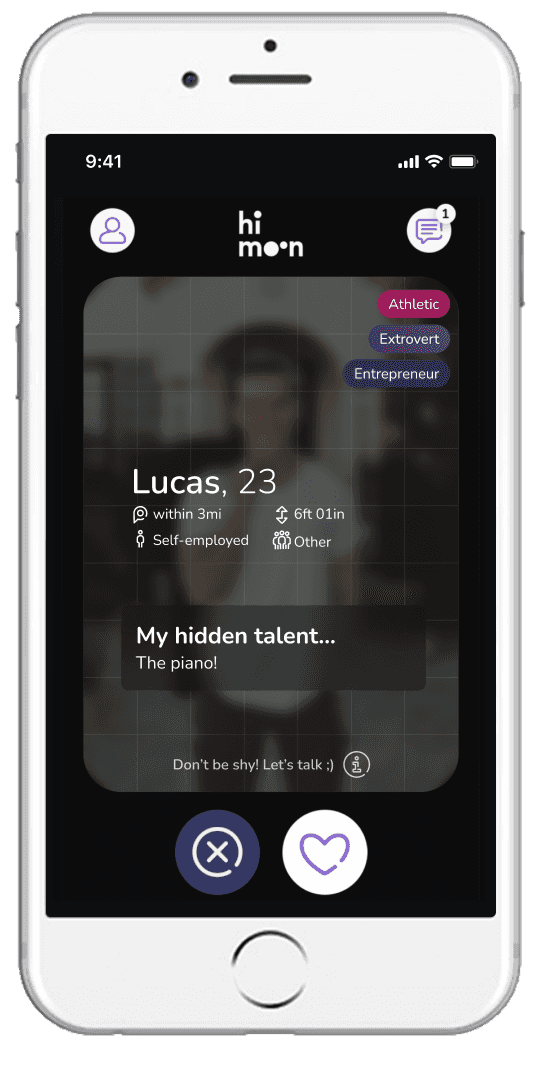 Match someone for their personality.