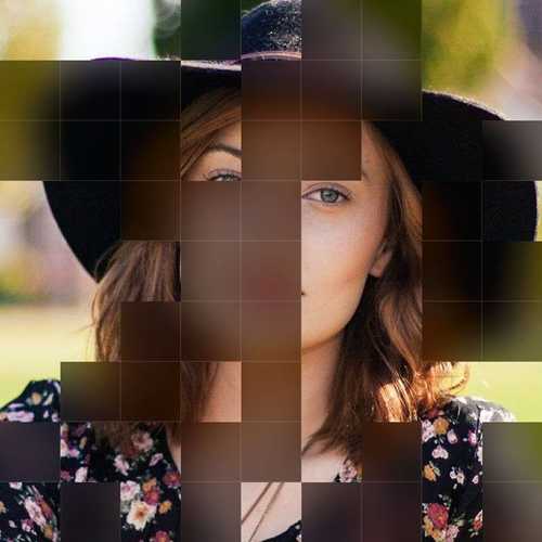 Image partiellement dévoilée - C