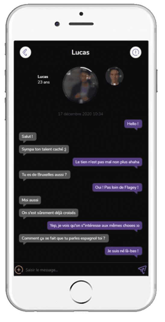 Chat and find out more about each other.